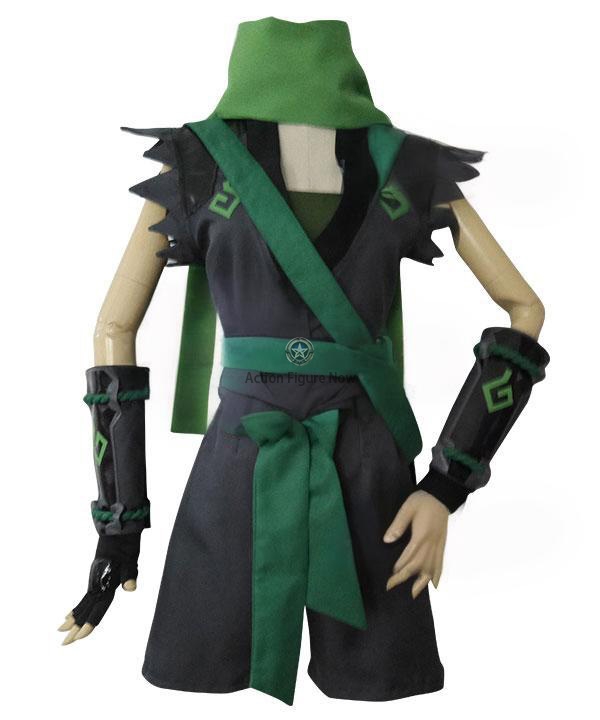 Overwatch Genji Sparrow Female Cosplay Costume