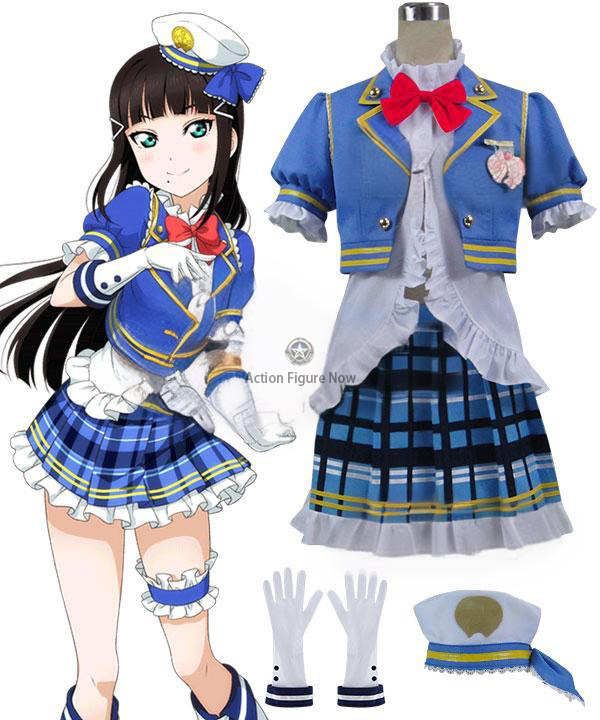 Dia Kurosawa Love Live! Sunshine!! Aqours Navy Cosplay Costume