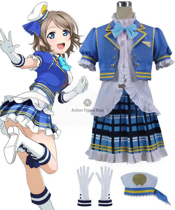 You Watanabe Navy Uniform Cosplay Costume from Love Live! Sunshine!!