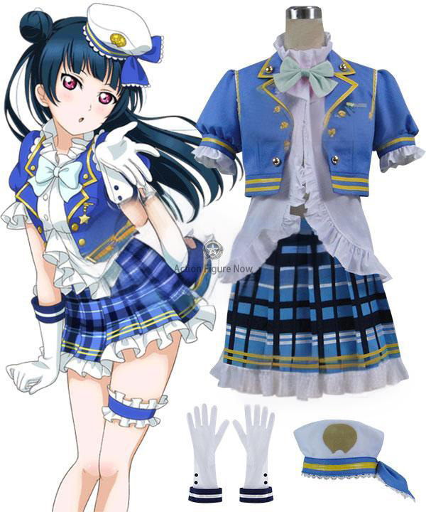 Yoshiko Tsushima Navy Cosplay Costume from Love Live! Sunshine!!