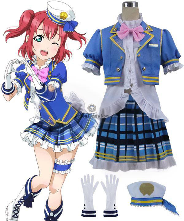 Love Live! Sunshine Aqours Ruby Kurosawa School Uniform Cosplay Costume