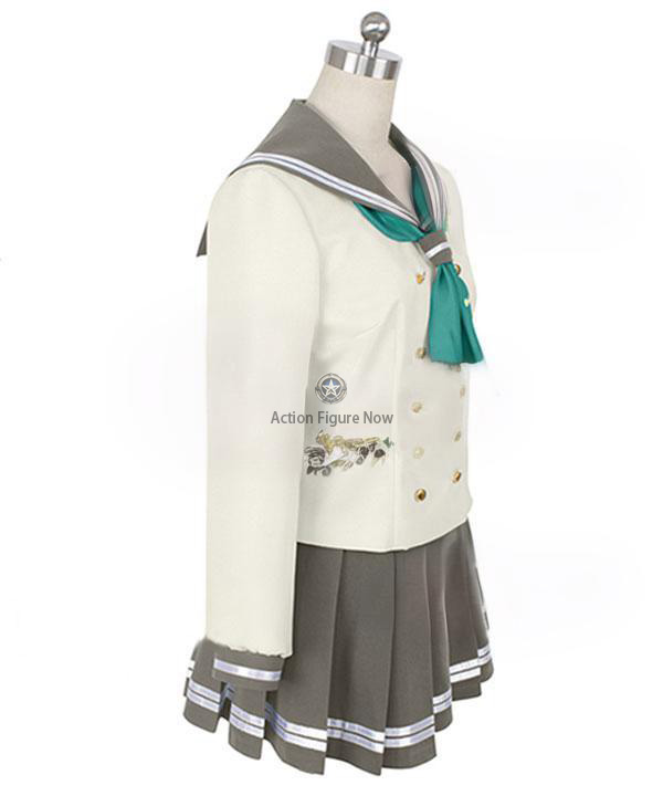 Love Live! Sunshine!! Aqours Kanan Matsuura, Dia Kurosawa, and Mari Ohara School Uniforms Cosplay Costumes