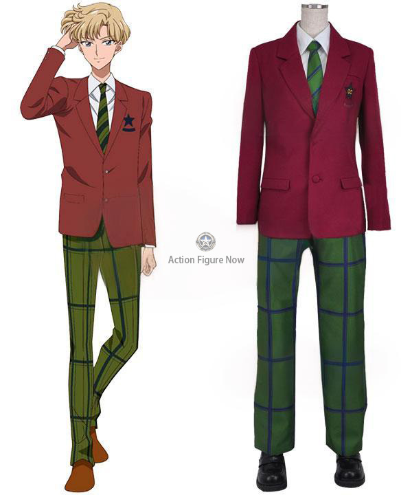 Sailor Moon Haruka Tenou Schoolgirl Uniform Cosplay Costume
