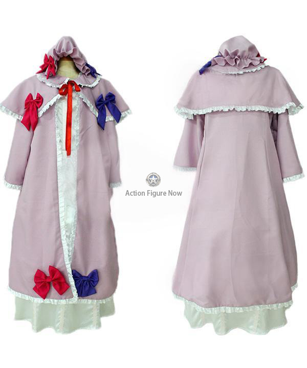 Patchouli Knowledge Purple Cosplay Costume from Touhou Project