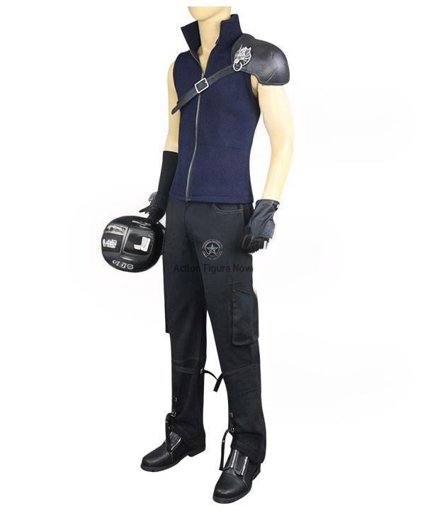 Final Fantasy VII: Advent Children Cloud Strife Cosplay Costume, Premium Edition