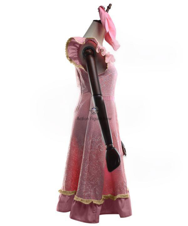 Aerith Gainsborough Dress Cosplay Costume from Final Fantasy VII Remake