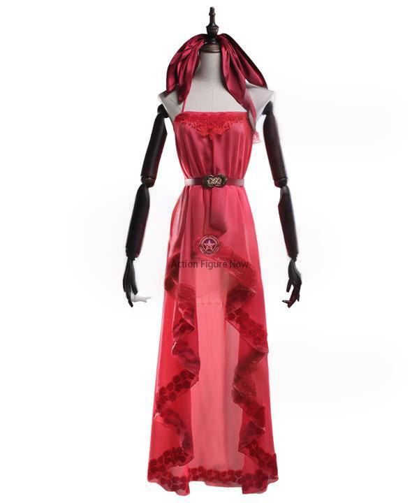 Aerith Gainsborough Pink Cosplay Costume from Final Fantasy VII Remake