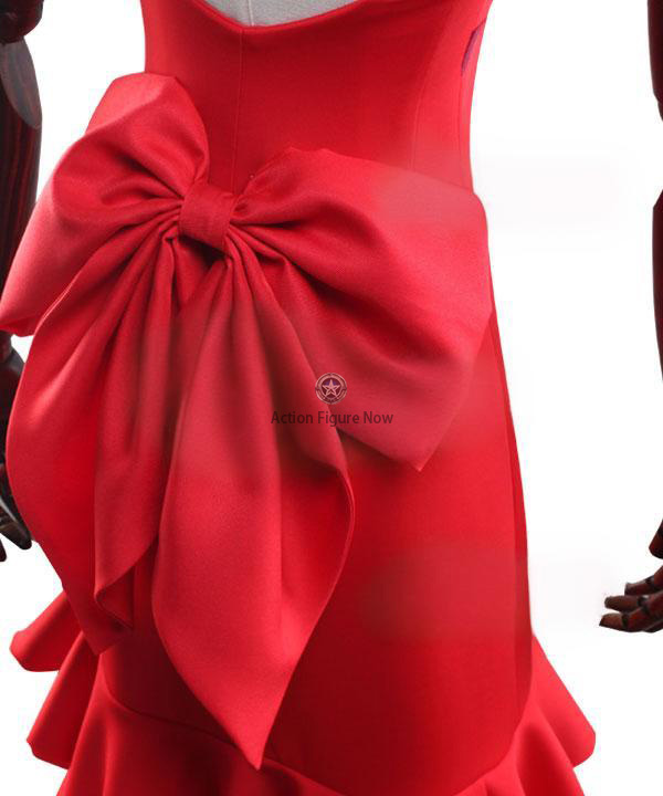 Final Fantasy VII Rebirth Aerith Gainsborough Red Cosplay Costume
