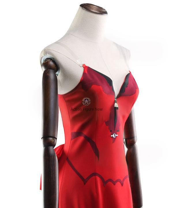 Final Fantasy VII Rebirth Aerith Gainsborough Red Cosplay Costume