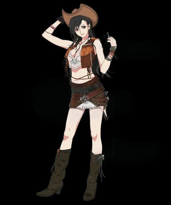 Tifa Lockhart Cowgirl Cosplay Costume from Final Fantasy VII Remake