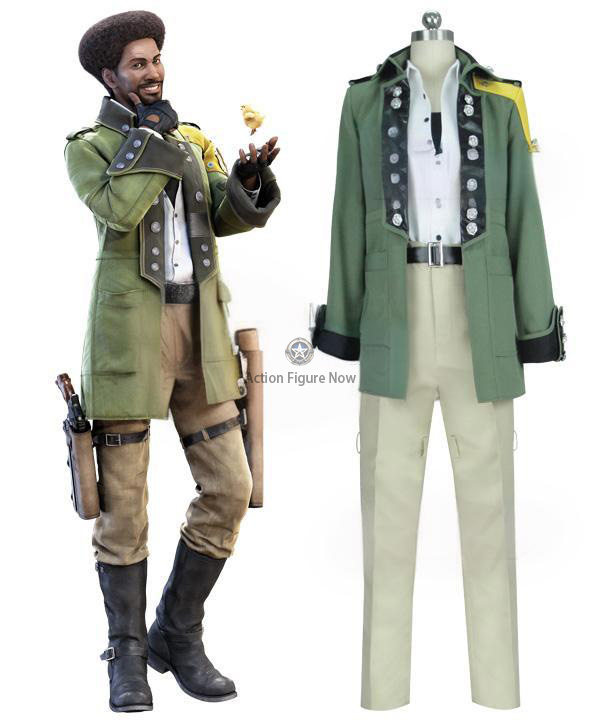 Final Fantasy XIII Sazh Katzroy Cosplay Costume EFF0044