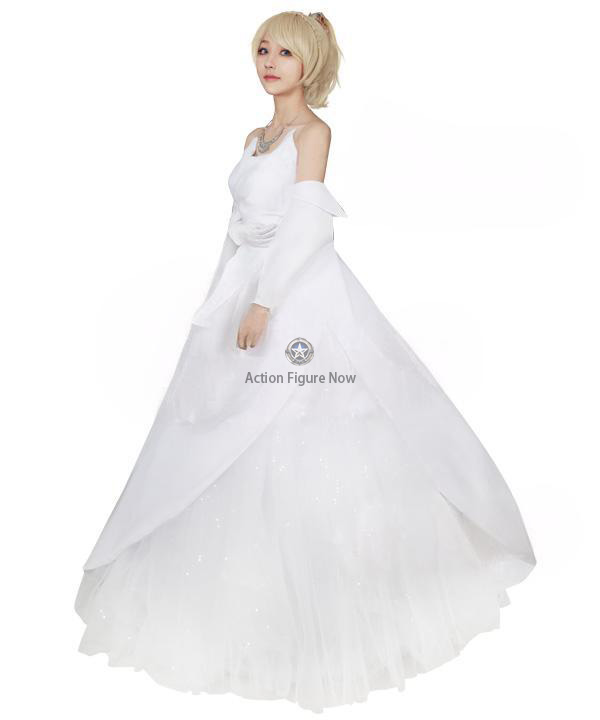Lunafreya Nox Fleuret Wedding Dress Final Fantasy XV Cosplay Costume