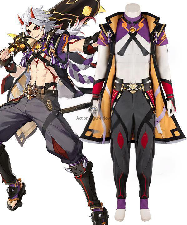 Arataki Itto Genshin Impact Cosplay Costume
