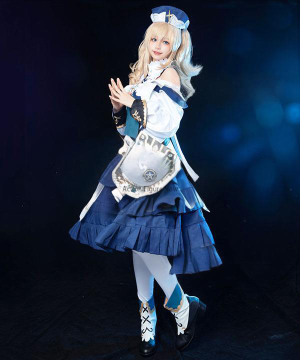 Genshin Impact Barbara Halloween Cosplay Costume with Customizable Size
