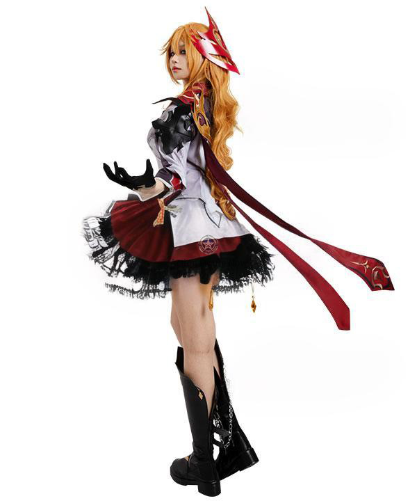 Tartaglia Female Cosplay Costume from Genshin Impact