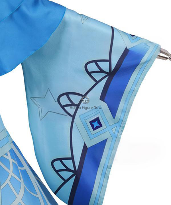 Genshin Impact Blue Water Magician Cosplay Costume