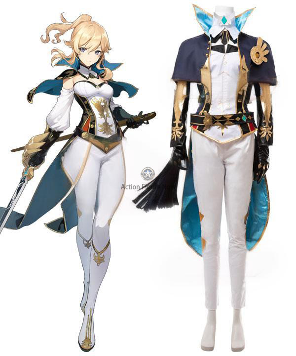 Genshin Impact Jean Gunnhildr Cosplay Costume