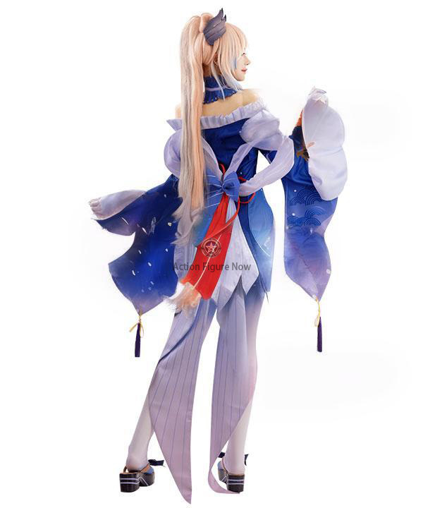 Genshin Impact Exquisite Kokomi Shrine Maiden Cosplay Costume