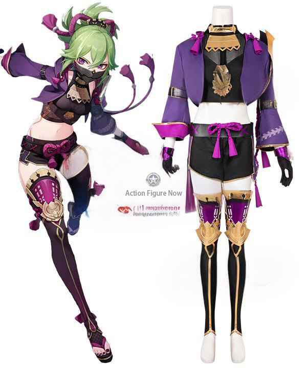 Kuki Shinobu Genshin Impact Cosplay Costume