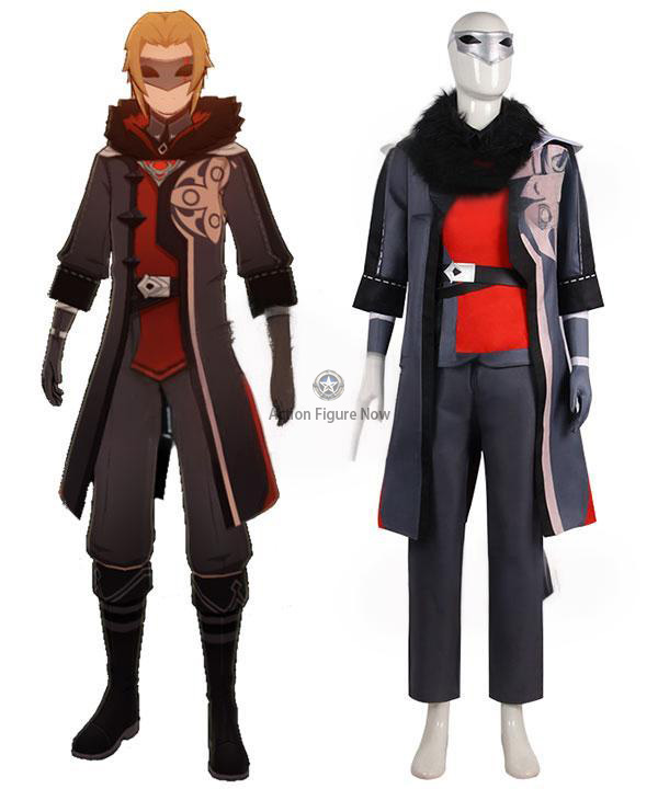 Genshin Impact Viktor Fatui Diplomat Cosplay Costume