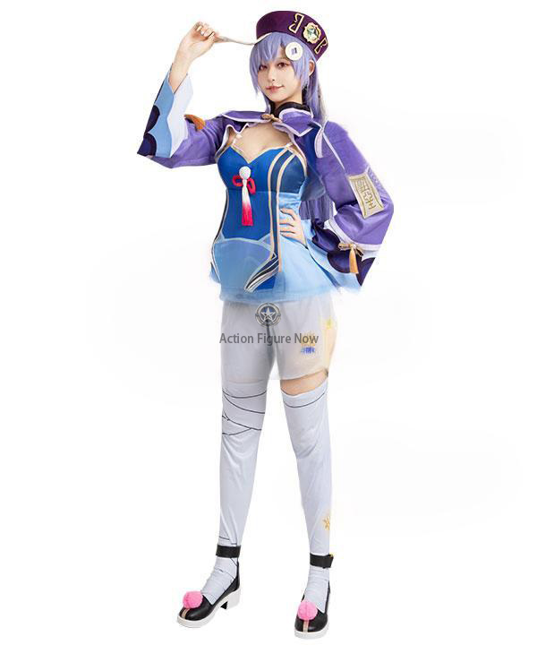 Genshin Impact Adult Qiqi Cosplay Costume
