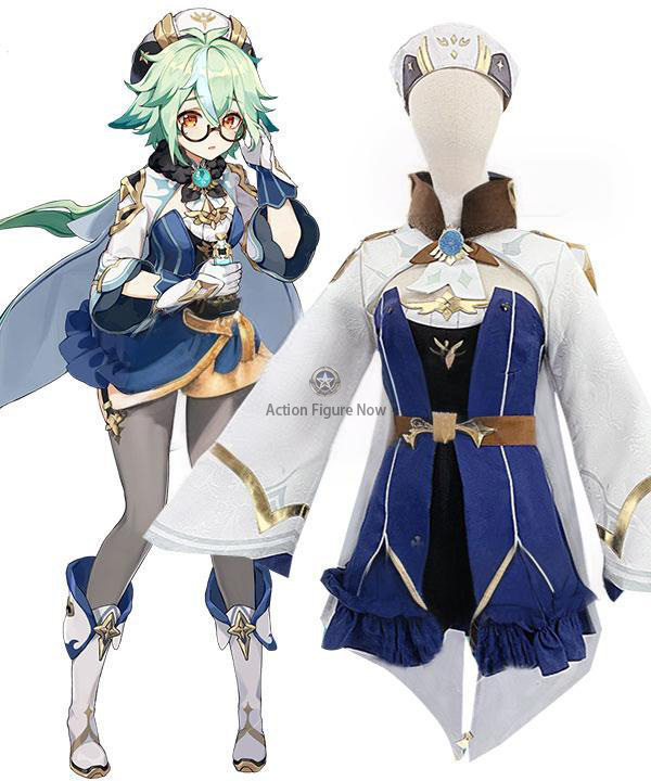 Genshin Impact: Sucrose Cosplay Costume