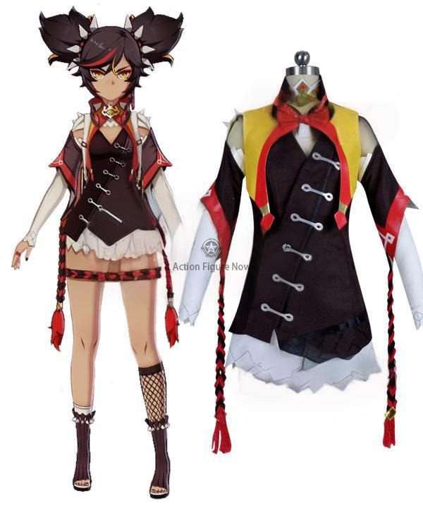 Genshin Impact Xinyan Cosplay Outfit