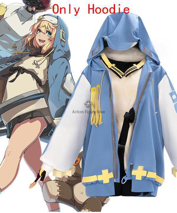 Guilty Gear -Strive- Bridget Hoodie Blue/Pink Cosplay Costume