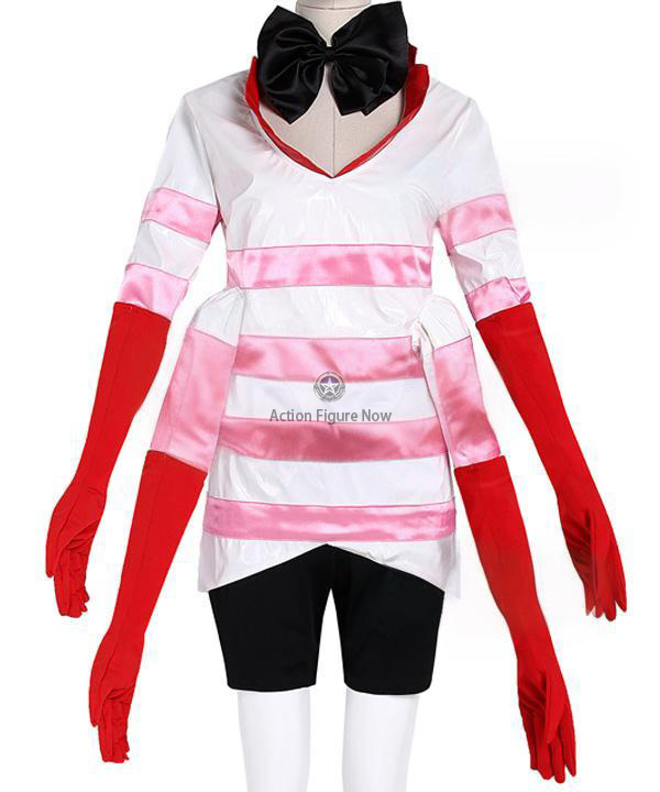 Hazbin Hotel Angel Dust Cosplay Costume Outfit for Halloween Carnival Christmas
