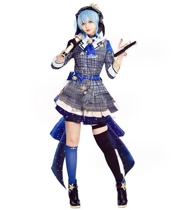 A more SEO-friendly and clear product name for the page could be: Hoshimachi Suisei Hololive VTuber Cosplay Costume - EZCosplay. This format prioritizes the character's name and the term Hololive VTuber, which are likely to be common search terms, followed by the product type Cosplay Costume and the brand name EZCosplay.