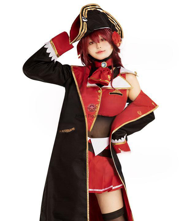 Houshou Marine Vtuber Cosplay Outfit - Hololive Streamer Costume