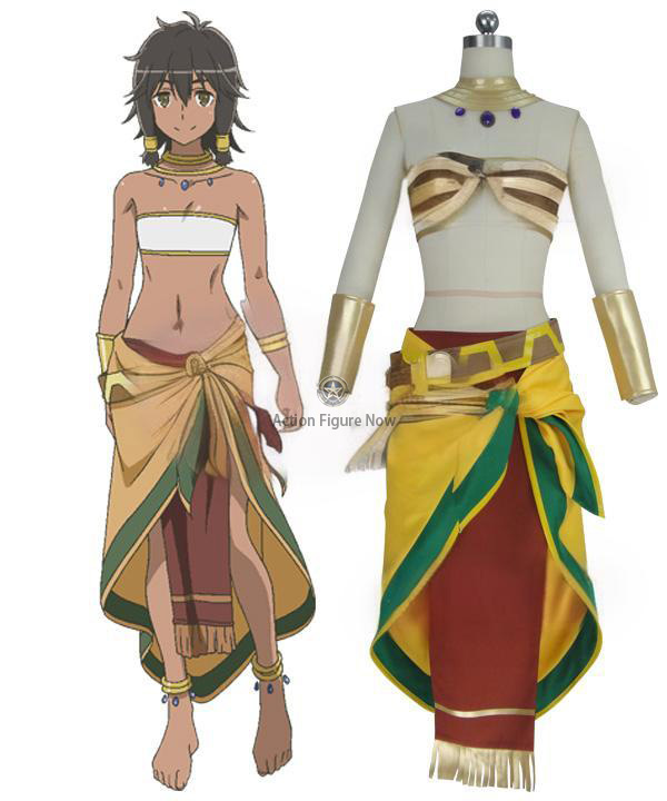 Sword Oratoria Familia Myth: Is It Wrong to Try to Pick Up Girls in a Dungeon Tiona Hiryute Cosplay Costume