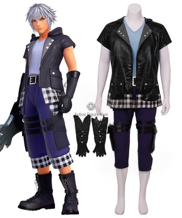 Kingdom Hearts III Riku Cosplay Costume and Accessories