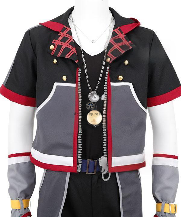 Kingdom Hearts III Sora Cosplay Costume Full Set EKH0033
