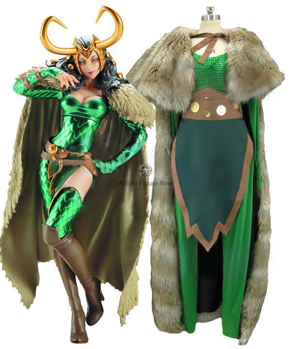 Lady Loki Costume - Marvel Comics Inspired Cosplay Outfit