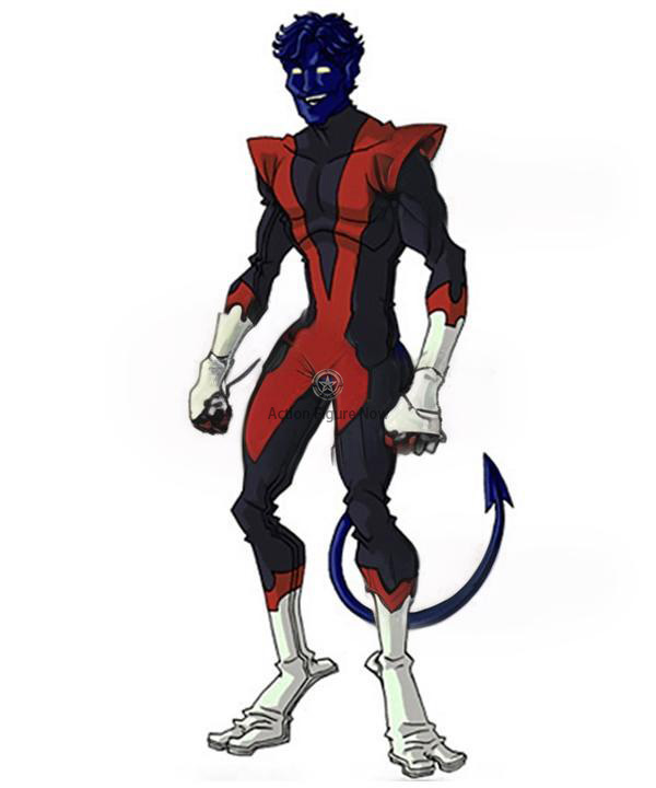 X-Men Nightcrawler Costume - Authentic Marvel Comics Cosplay Outfit