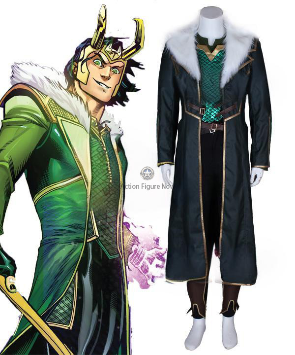 Avengers Loki Cosplay Costume - Marvel Manga Style
