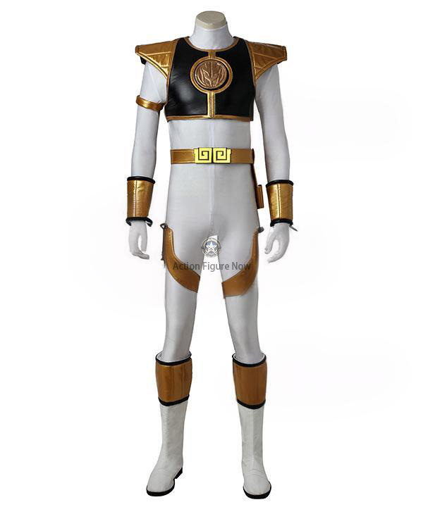 Power Rangers White Ranger Cosplay Costume - Tommy Oliver Edition (Excludes Boots)