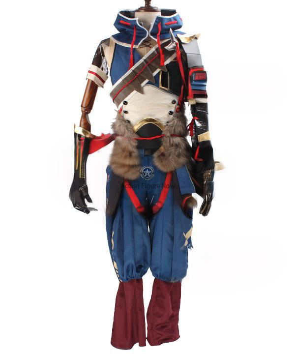 Monster Hunter Rise Male Hunter Halloween Cosplay Costume
