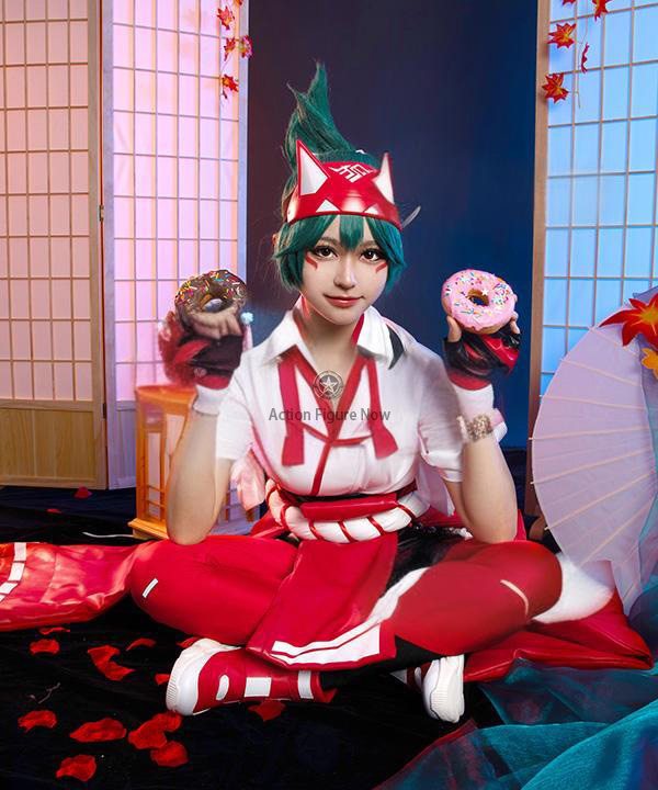 Overwatch 2 Kiriko Halloween Costume for Cosplay, Halloween, and Game Parties