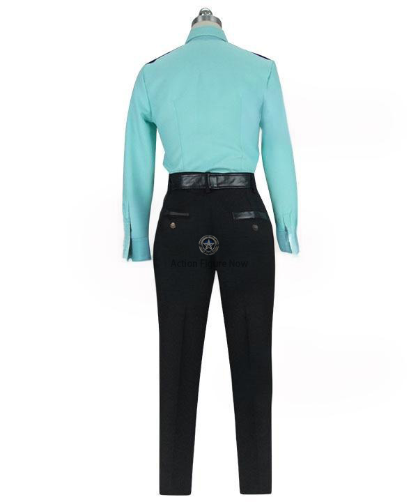 Overwatch D.Va Officer Hana Song Cosplay Costume