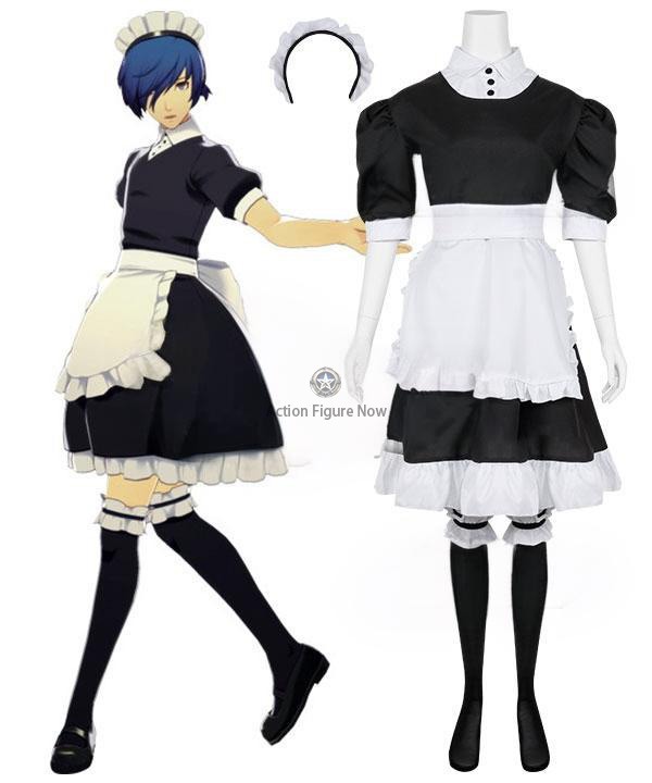 Persona 3: Dancing Moon - Makoto Yuki Male Maid Cosplay Costume