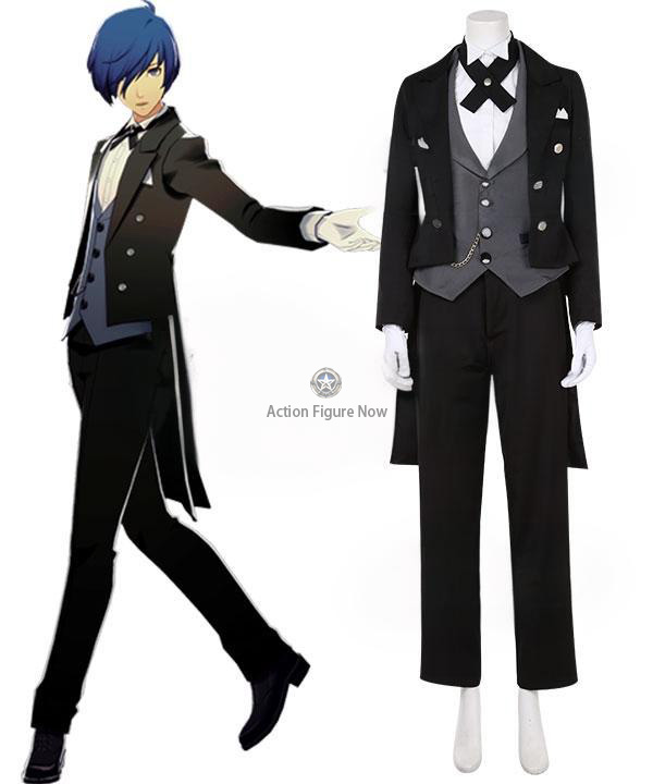 Persona 3: Dancing in Moonlight Yuki Makoto Minato Arisato Butler Suit Cosplay