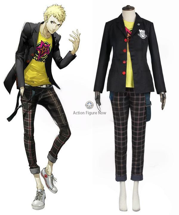 Ryuji Sakamoto School Uniform from Persona 5 Cosplay Costume