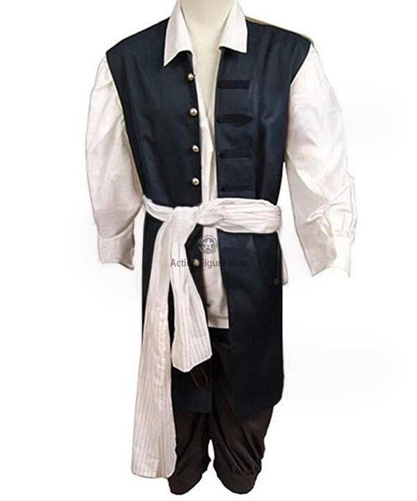 Jack Sparrow Costume - Authentic Pirates of the Caribbean Cosplay for Halloween