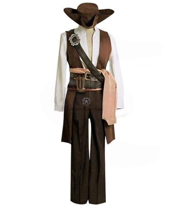 Captain Jack Sparrow Cosplay Costume - C Edition from Pirates of the Caribbean for Halloween