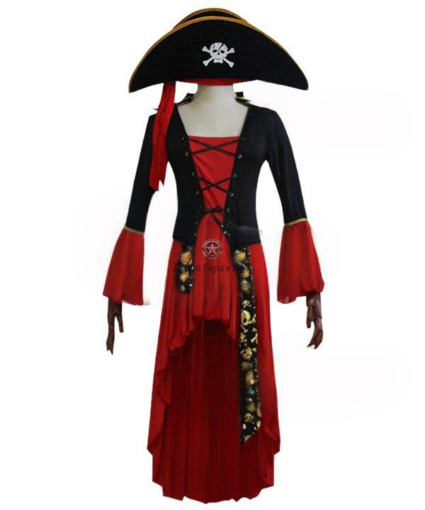 Pirates of the Caribbean Women's Pirate Halloween Cosplay Outfit