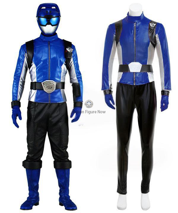 Blue Power Ranger Costume from Beast Morphers Series - High-Quality Cosplay Outfit