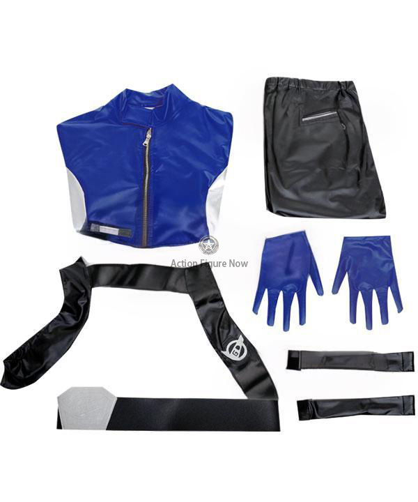 Blue Power Ranger Costume from Beast Morphers Series - High-Quality Cosplay Outfit