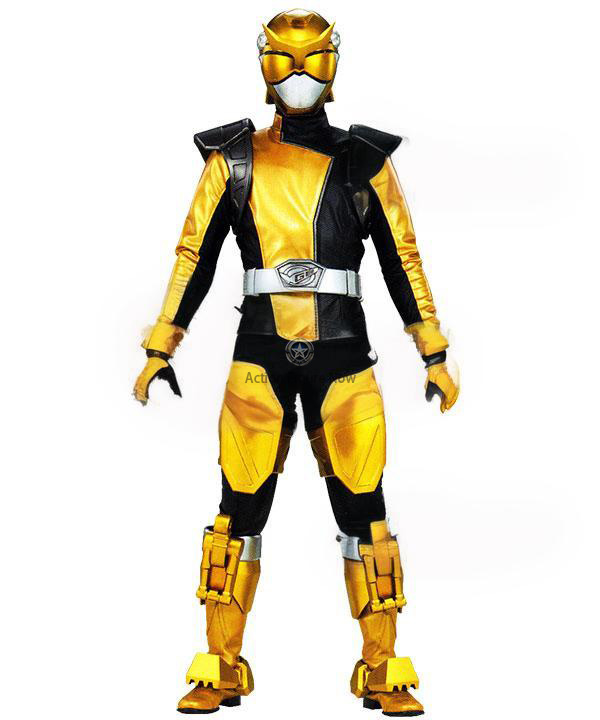 Gold Ranger Beast Morphers Costume - Power Rangers Cosplay Outfit